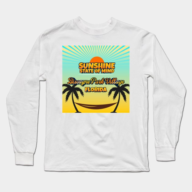 Biscayne Park Village Florida - Sunshine State of Mind Long Sleeve T-Shirt by Gestalt Imagery